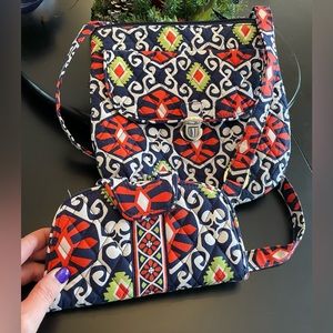 NWT Vera Bradley “Sun Valley” Crossbody Bag and Wallet Combo